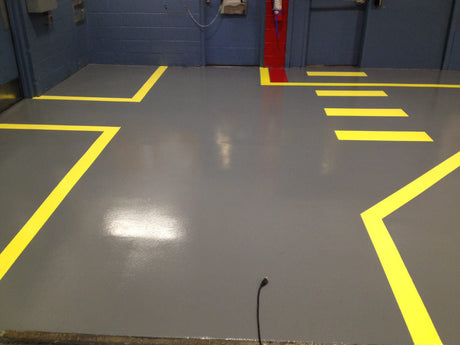Solvent-free Epoxy On a Warehouse Floor