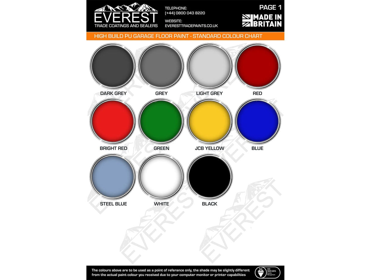 EverFlor - PolyFlor Garage Floor Paint - Anti - Slip - Everest Paints