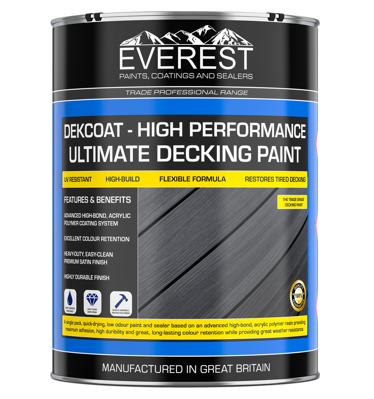 Everest Pinturas - PINTURA PARA TERRAZAS DEKCOAT - Pintura Definitiva para Terrazas