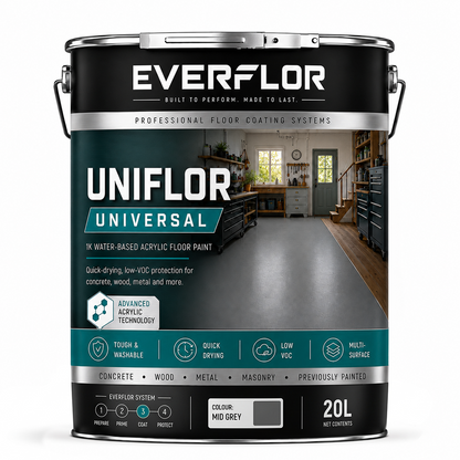 Everest Trade - Pintura para Suelos de Secado Rápido - Alta Capa - Antideslizante